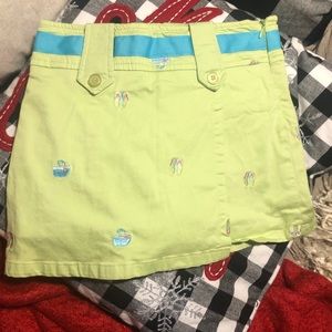 K.c Parker summer print Skort sz10 girls